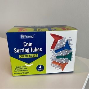 OfficeHub Coin Sorting Tubes